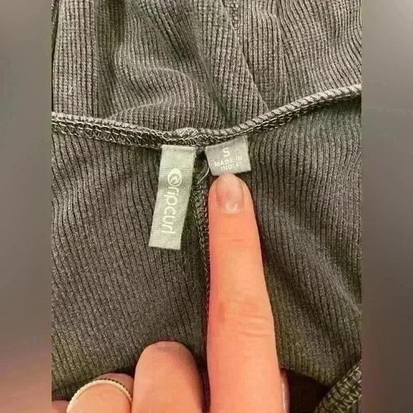 Rip Curl Womens Margeaux Viscose Dress Charcoal Size S‎ - Picture 5 of 10